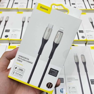 Cáp sạc siêu nhanh Baseus Type C to Lightning PD 18W dây chống đứt 1M 2M dành cho iPhone
