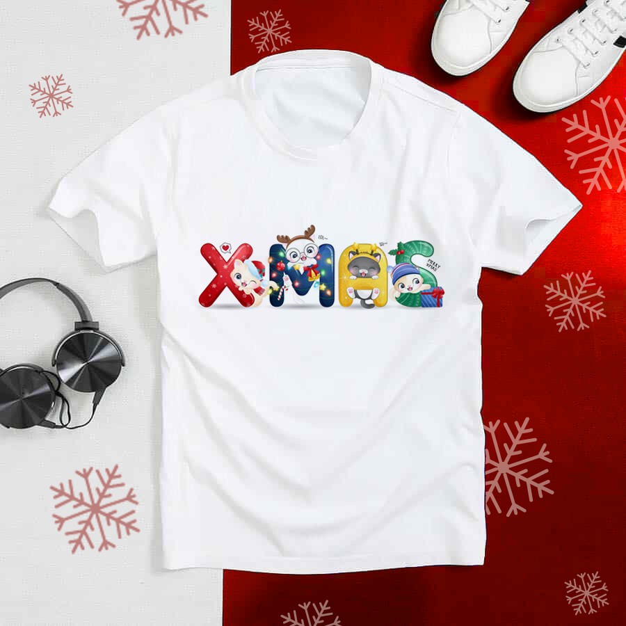 Áo Phông NOEL 2023 chất - HoCha89 - May Dây Cổ Móc Xích Cao Cấp (Có Hình Thật)