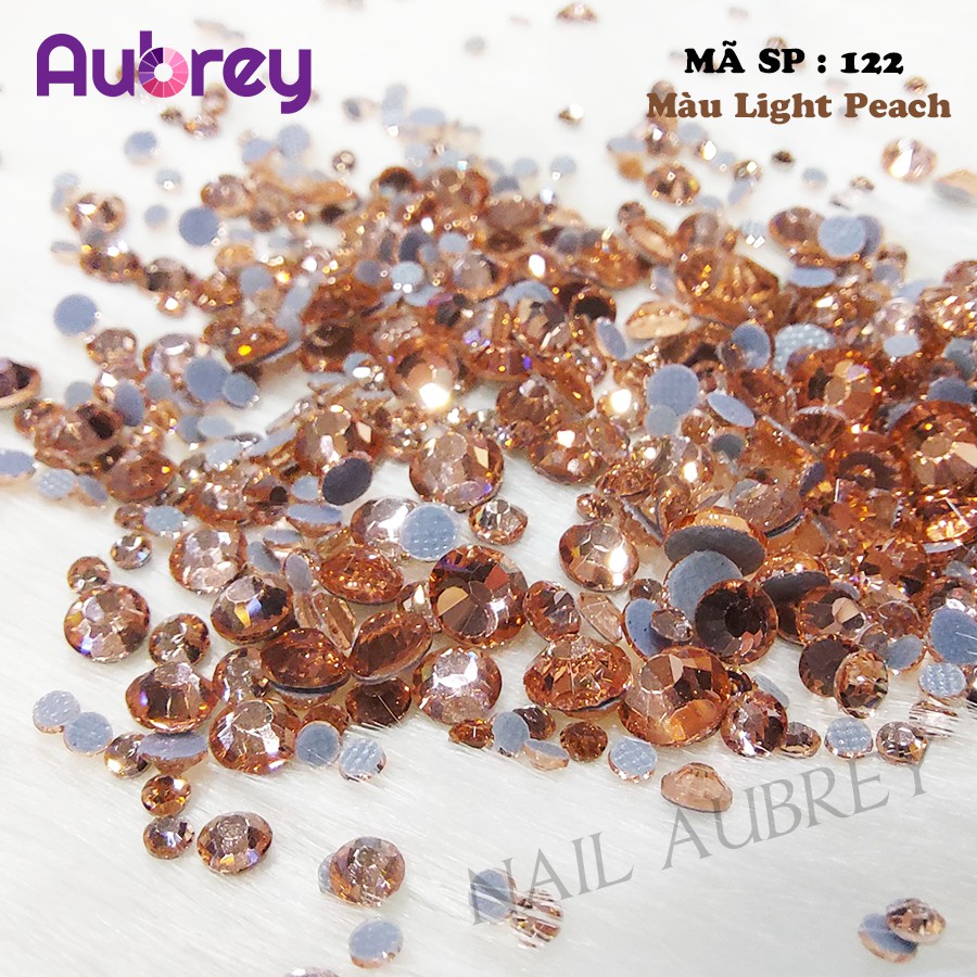[Mã SP 122] Đá Nail Chân Lưới Mặt Cắt Đá Màu Light Peach