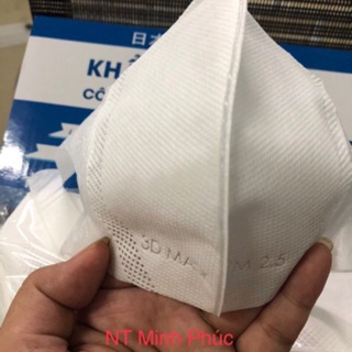 Khẩu trang 3D công nghệ Nhật Bản Tulip Amsterdam tách lẻ gói 10 cái, hộp 50 cái
