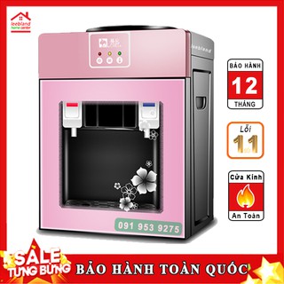Cây nước nóng mini úp bình Camel HC88KM Cửa kính bảo vệ Cây nước nóng để bàn Home center leebland