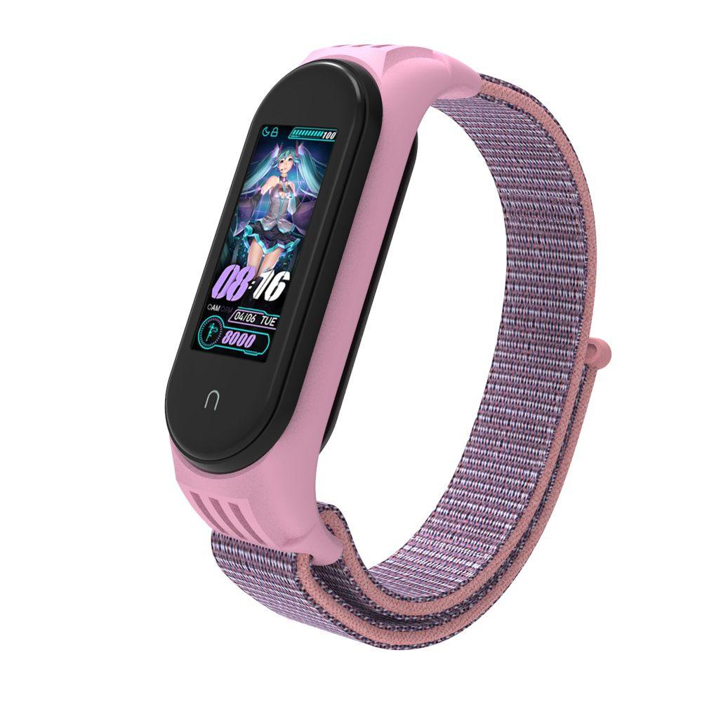 Dây Đeo Nylon TPU Mềm Cho Đồng Hồ Thông Minh Xiaomi Mi Band 5 NFC