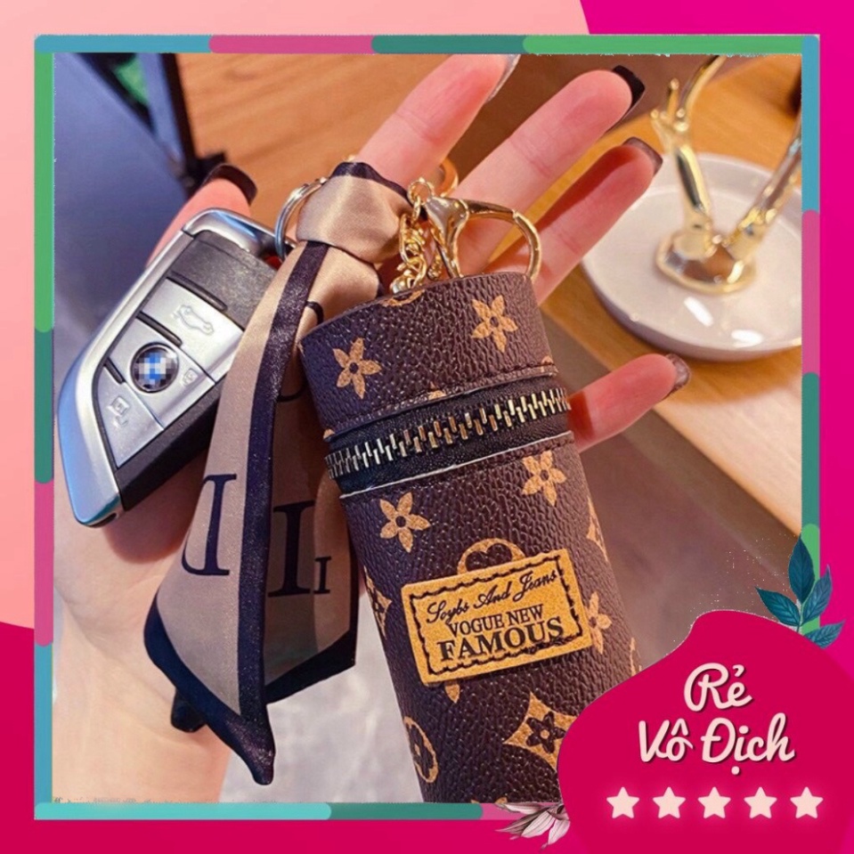 Móc khoá túi mini đựng son phong cách retro - OBI Mart