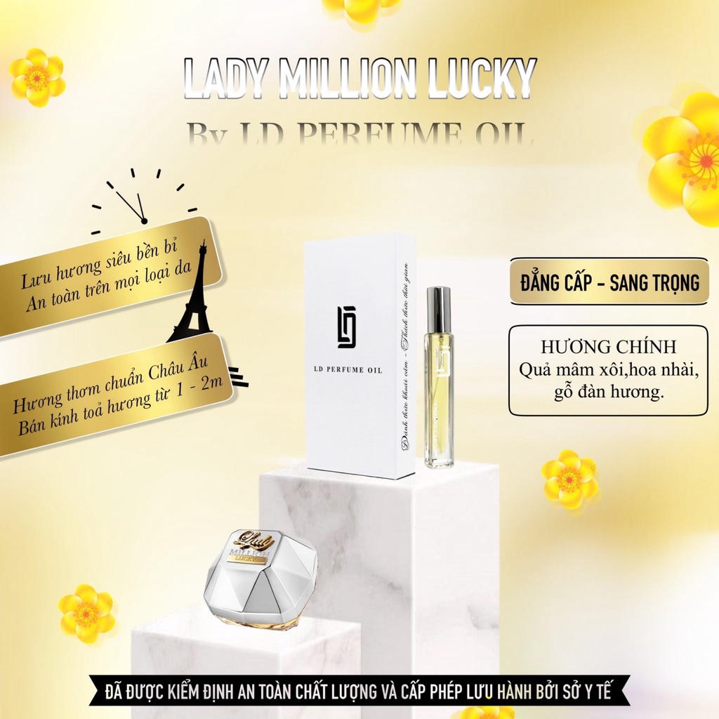 Tinh Dầu Nước Hoa Nữ LADY MILLION LUCKY LD PERFUME OIL AROMA STORE