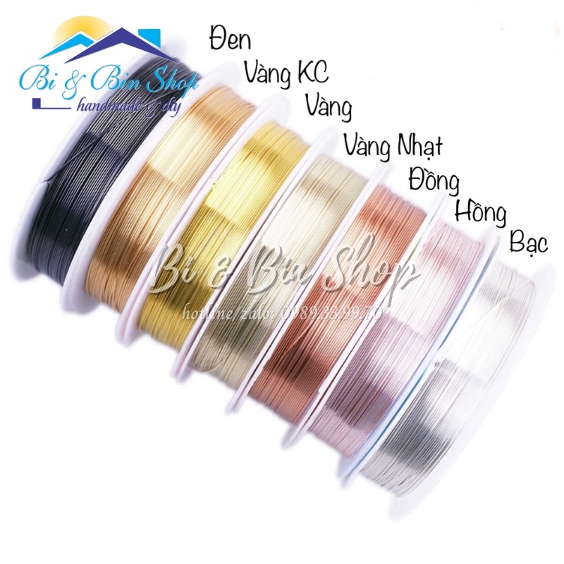 Dây Kẽm Handmade Cao Cấp Bền Màu Làm Trang Sức Handmade