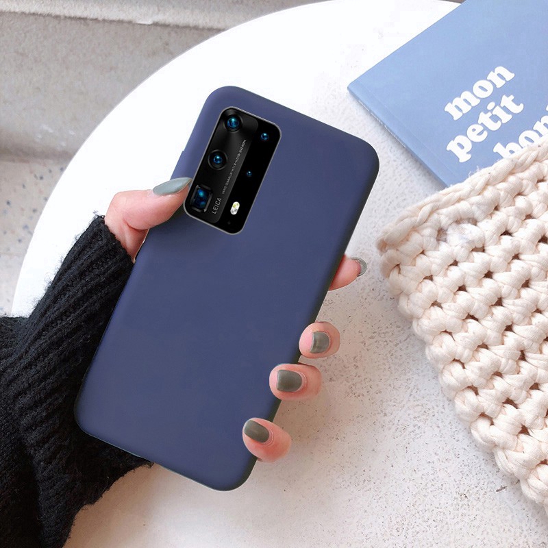 Ốp điện thoại silicon màu kẹo trơn Huawei P40 P40 Pro P30 P30 Pro P20 Pro P30 Lite Huawei P40 P40Pro P30 P30Pro P20Pro