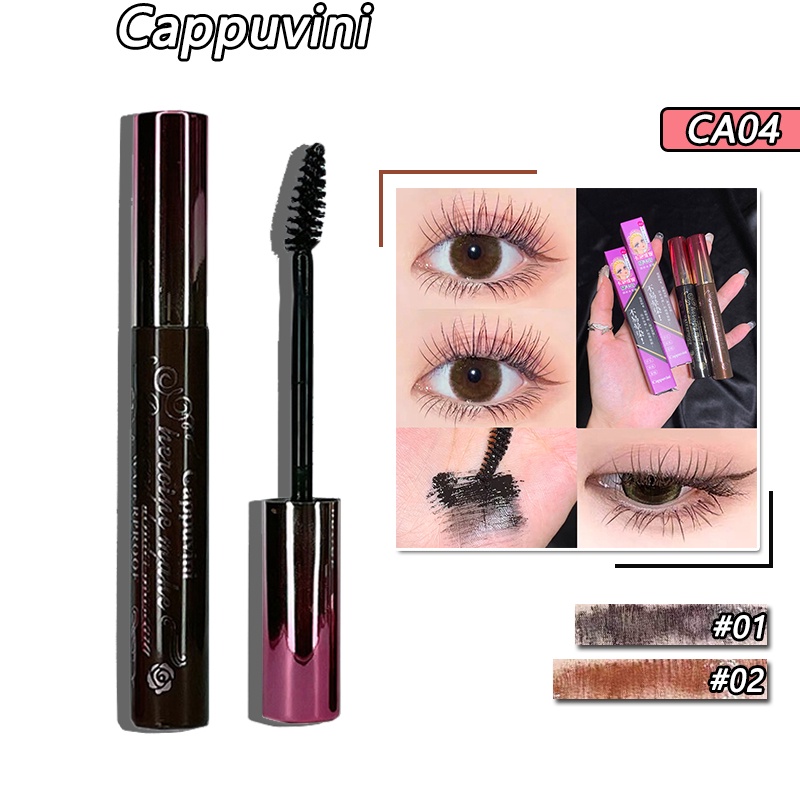 Mascara CAPPUVINI chuốt mi lâu trôi 6.5g