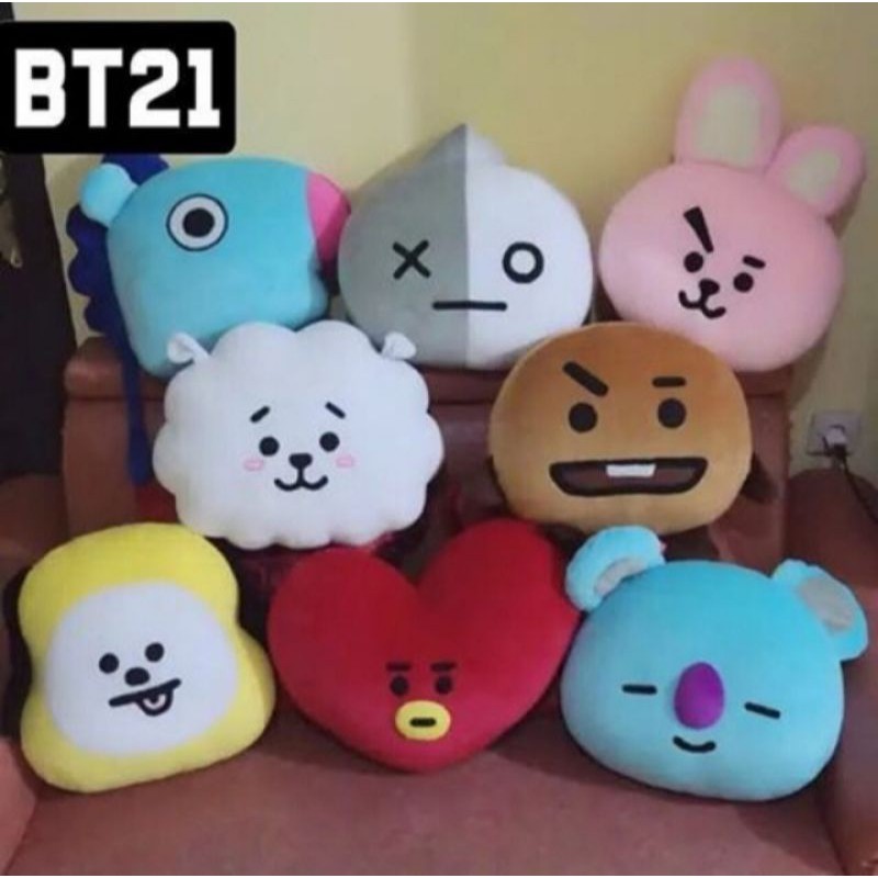 Gối Ôm Hình Nhân Vật Bt21 Xinh Xắn