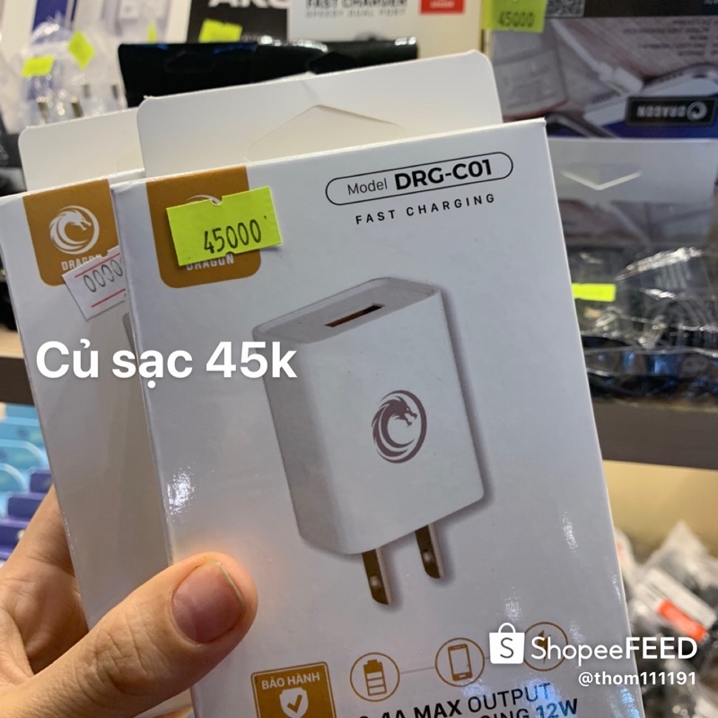 củ sạc chính hãng drgon