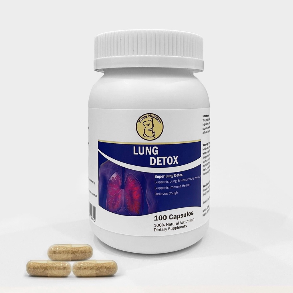 Viên Uống Bổ Phổi Thải Độc Lung Detox Koala Nutrititon Hộp 100 Viên Của Úc - Hàng Úc 2279