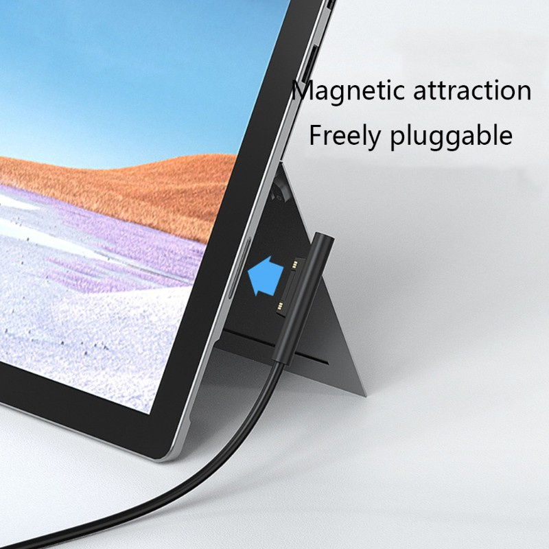 Dây cáp sạc nhanh cấp nguồn Type C15V 3A PD thích hợp cho Surface Pro 7/ 6/ 5 4/ 3 Book/ Book 2