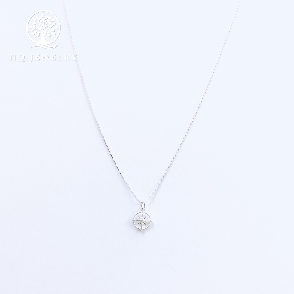 Dây chuyền bạc mặt la bàn - NQ Jewelry
