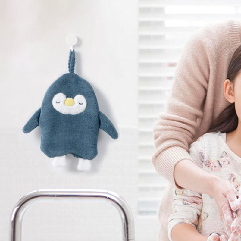 Khăn Lau Tay Treo Tường Hình Chim Cánh Cụt Đáng Yêu Jp6