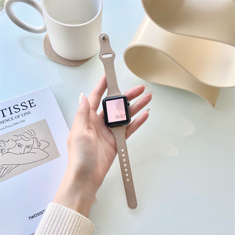 Dây đeo đồng hồ thích sang trọng thích hợp cho Apple iWatch Series 7 6 SE 5 4 3 2 1 nhiều kích cỡ