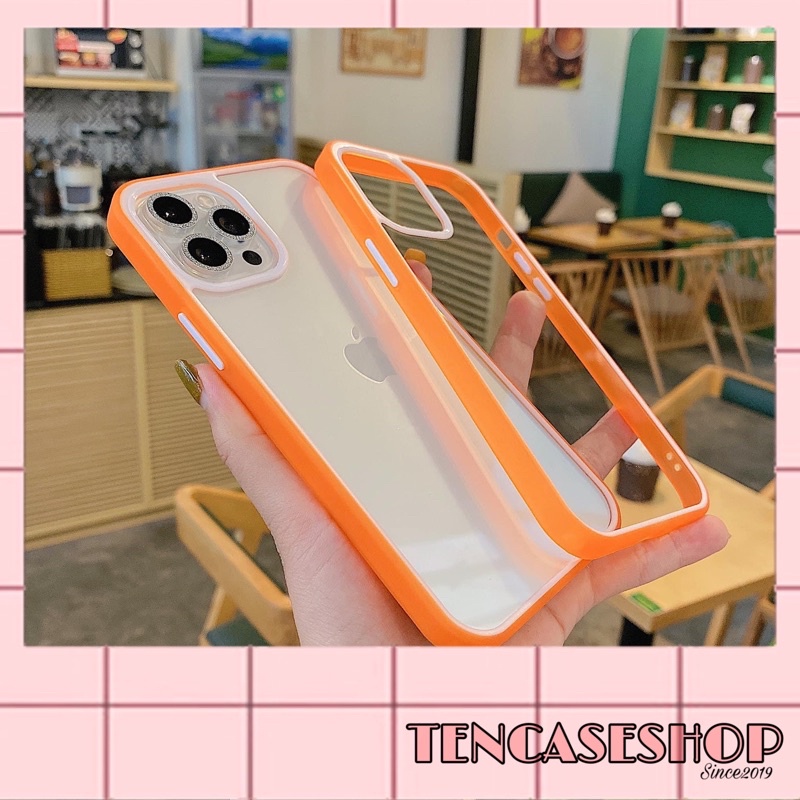 ỐP LƯNG IPHONE VIỀN MÀU BASIC CỰC HOT DÀNH CHO IPHONE 6plus 7plus 8plus X Xs Xsmax 11 11promax 12promax