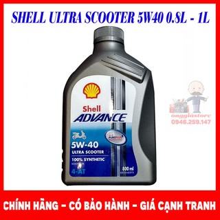 Nhớt xe tay ga Shell Advance Ultra Scooter 5W40  - PT16