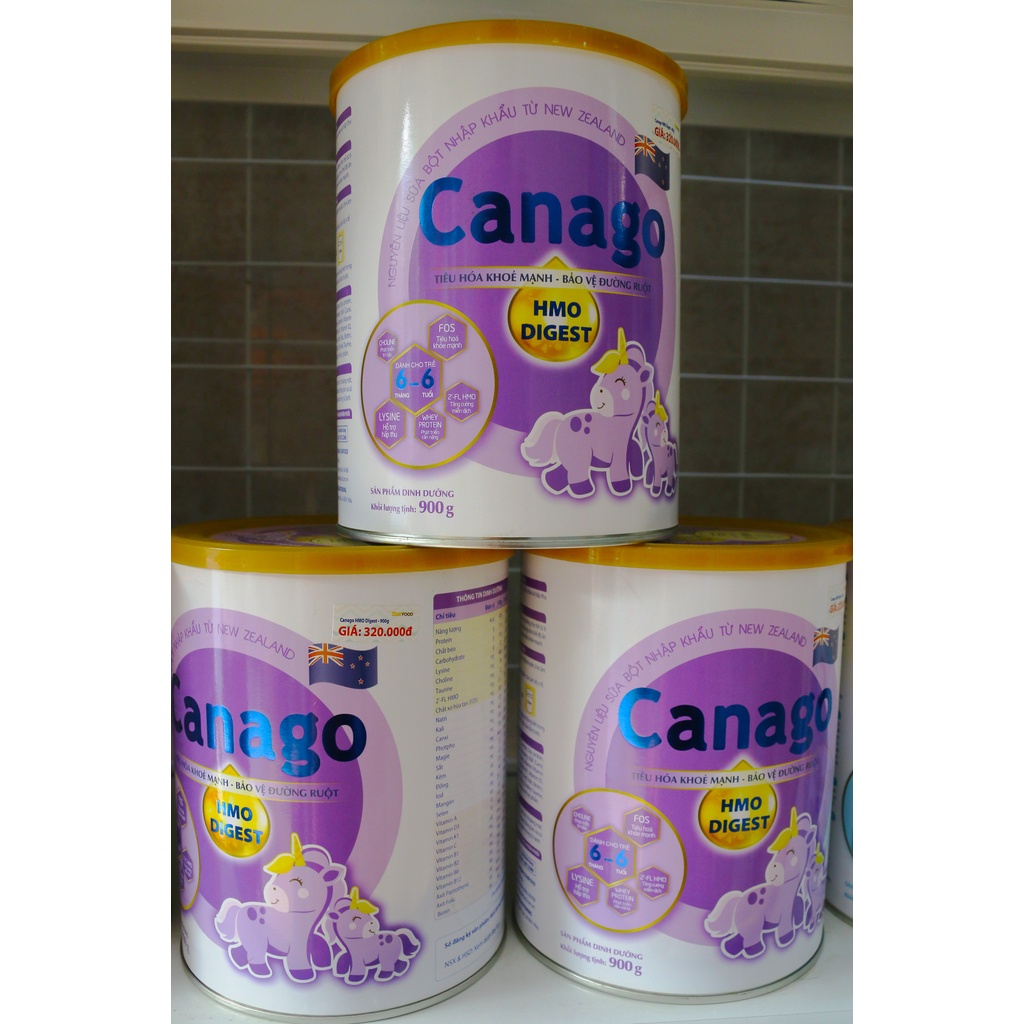 Sữa bột Canago Digest dinh dưỡng dành cho trẻ 6 tháng đến 6 tuổi - 900g
