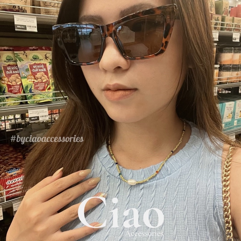 [HOẢ TỐC 1H] Kính mát/ Kính mắt thiết kế bản vuông mã 08 phong cách trendy Ciao accessories