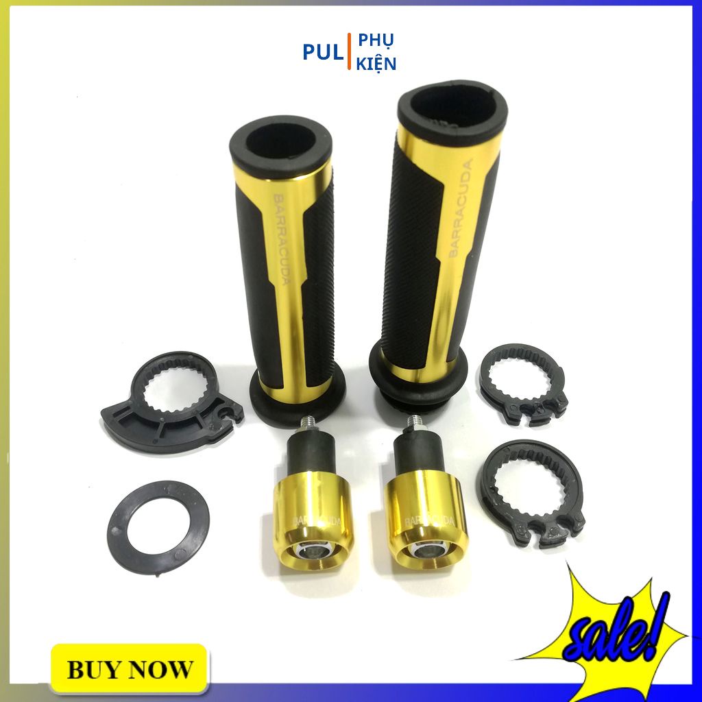 Bao tay xe máy barracuda full gù và ống ga bảo vệ tay lái Sirius Wave Exciter Winner SH...