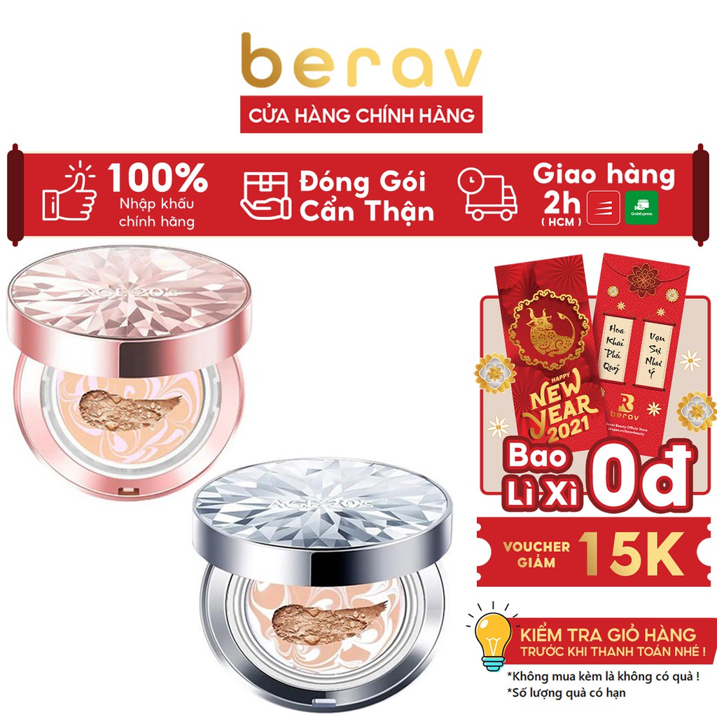 Phấn Nền Lạnh AGE20's Kim Cương  Essence Cover Pact Original Kiềm Dầu, Dưỡng Ẩm, Chống Nắng  SPF 50+/PA+++ 12.5g