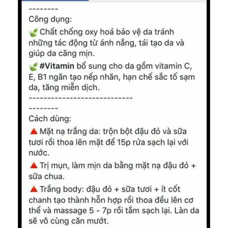 Bột đậu đỏ
