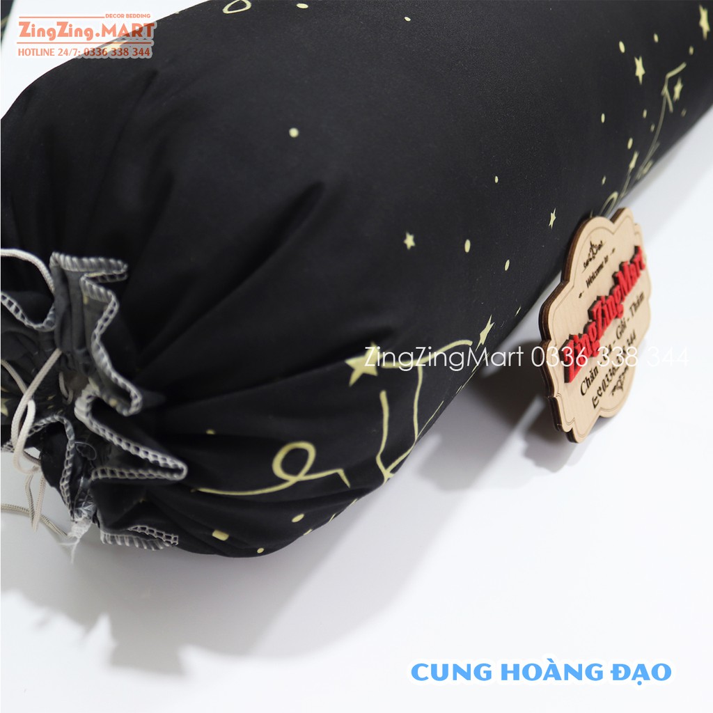 Vỏ gối ôm Cotton Poly - Áo gối ôm có dây buộc 2 đầu - Ga gối chăn hè