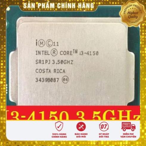 (giá khai trương) CPU Intel Core i3 4150 3.50 GHz 3MB Cache