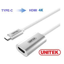 [Mã ELMS5 giảm 7% đơn 300K] Cáp Type C ra Hdmi Unitek Y6316 - 4K x 2K UNITEK Y 6316- Chính Hãng 100%, Bảo Hành 12 Tháng