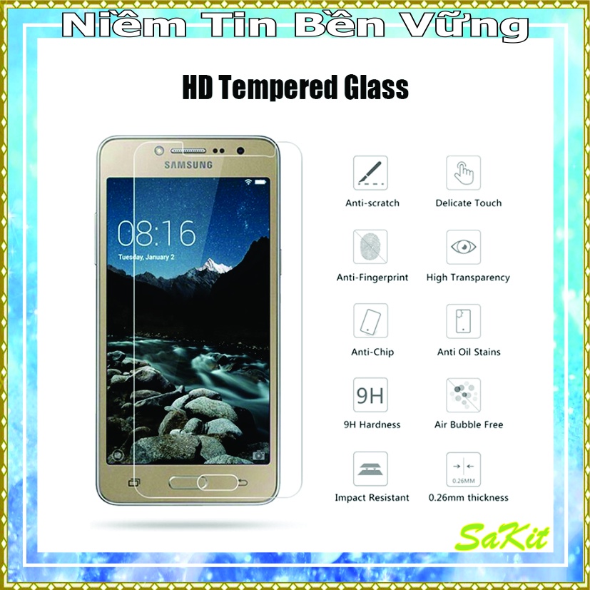 Kính cường lực trong suốt 2.5d, điện thoại samsung j330 , j3pro,  j3 2015, j3 2016,