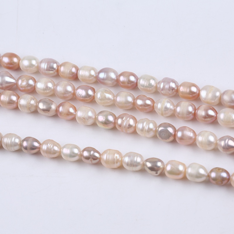 Chuỗi hạt ngọc trai tự nhiên 7-8mm nhiều màu sắc