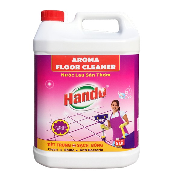 Can nước lau sàn siêu sạch an toàn Hando 5L