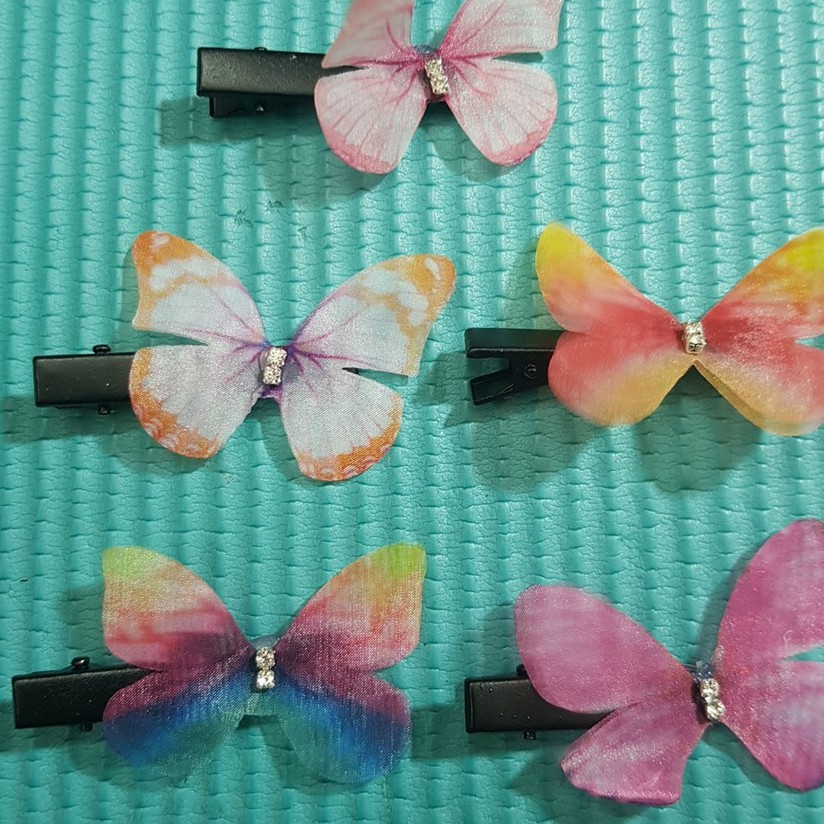 Combo 5 kẹp tóc hình chú bướm xinh xắn cho bé gái