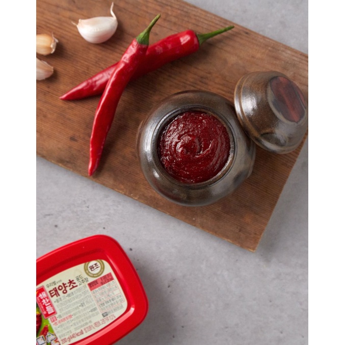 TƯƠNG ỚT TAEYANGCHO GOLD GOCHUJANG HÀN QUỐC 200G - 해찬들] 우리쌀로 만든 태양초 골드 고추장 200G