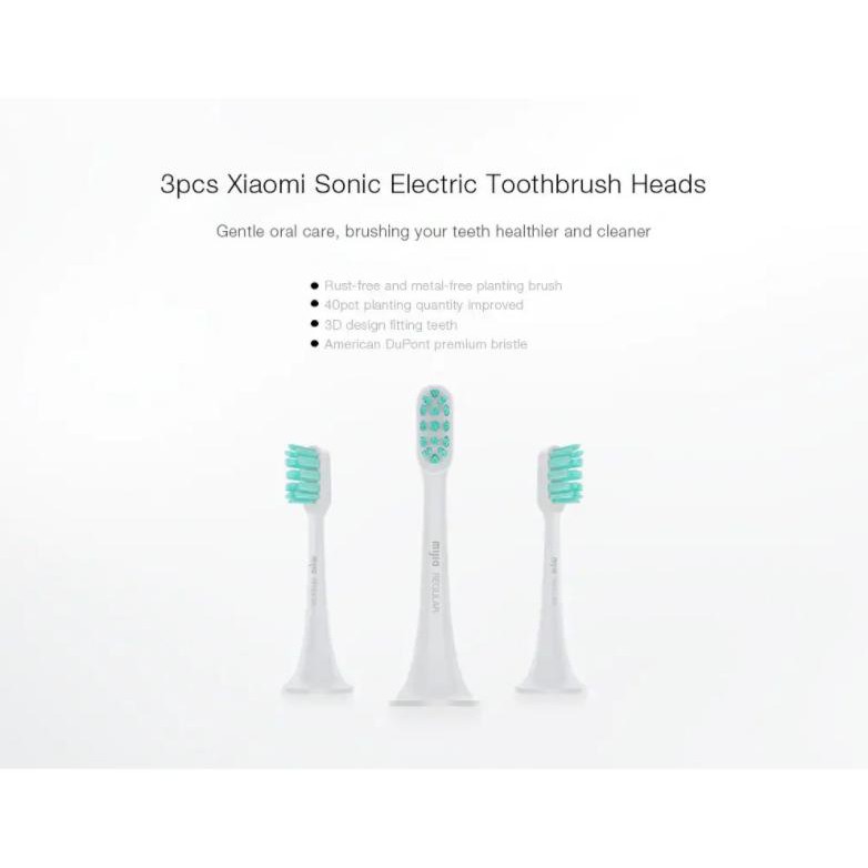 Bộ 3 chiếc đầu bàn chải điện # XIAOMI Brush Head Supersonic Electric Toothbrush (3Pcs/Unit)