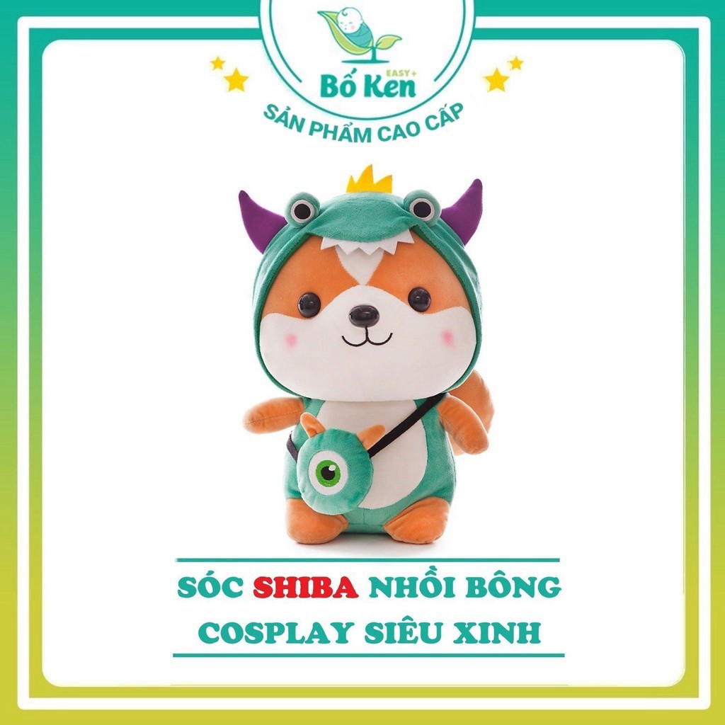 tuan1014 Shop Bố Ken Sóc Shiba Nhồi Bông Cosplay Siêu Xinh [Size 25 cm] tuan1014