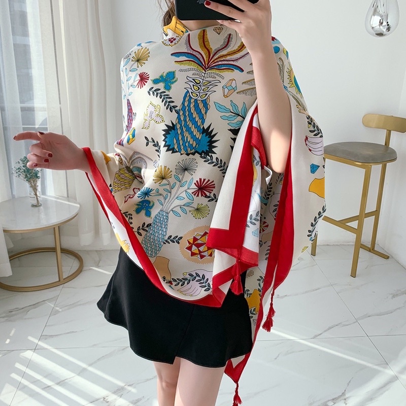 [Hàng Loại 1] Khăn Du Lịch Đi Biển Hoạ Tiết Phong Cách Boho Hoang Dã