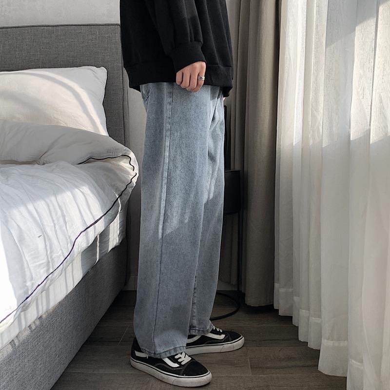 Quần Jean baggy nam , jeans unisex - Quần bò dáng suông rộng Style Hàn Quốc | BigBuy360 - bigbuy360.vn