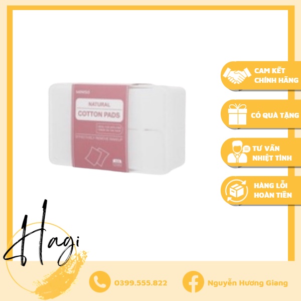 Bông tẩy trang Miniso 1000 miếng - Guu