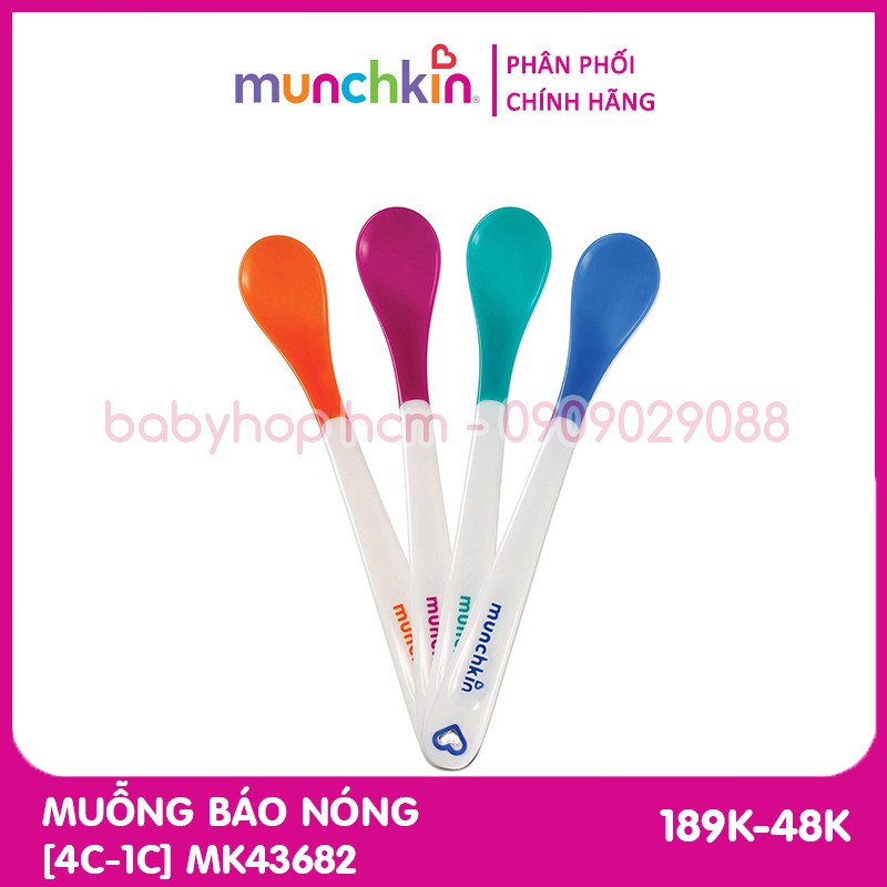 Thìa/Muỗng Báo Nóng Munchkin MK43682 [Chính hãng] [Lẻ 1 chiếc]