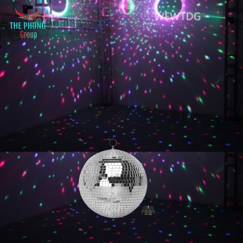 Trái châu - cầu gương có môtơ xoay 360 độ trang trí sân khấu, phòng karaoke, bar