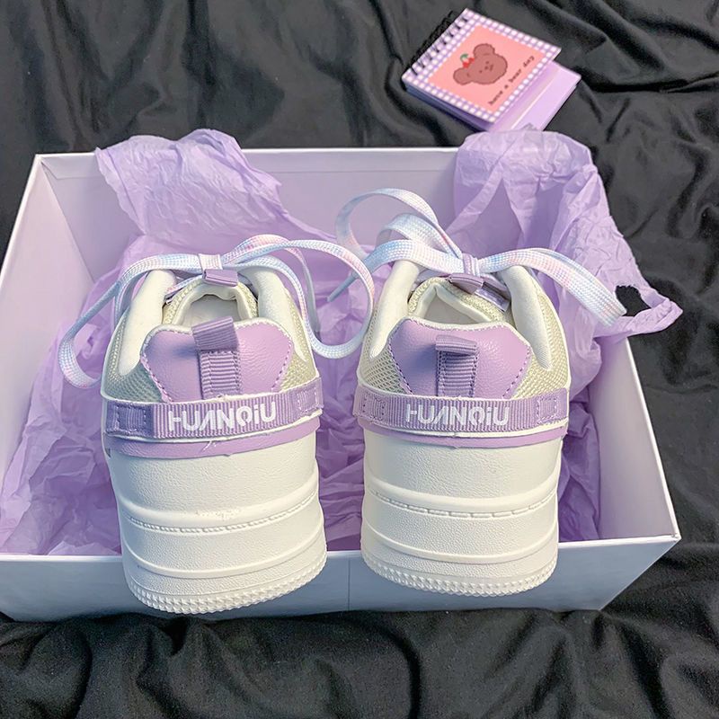 Giày Thể Thao Đế Dày Màu Trắng Phong Cách Nhật Bản Mới 2022 TTH285