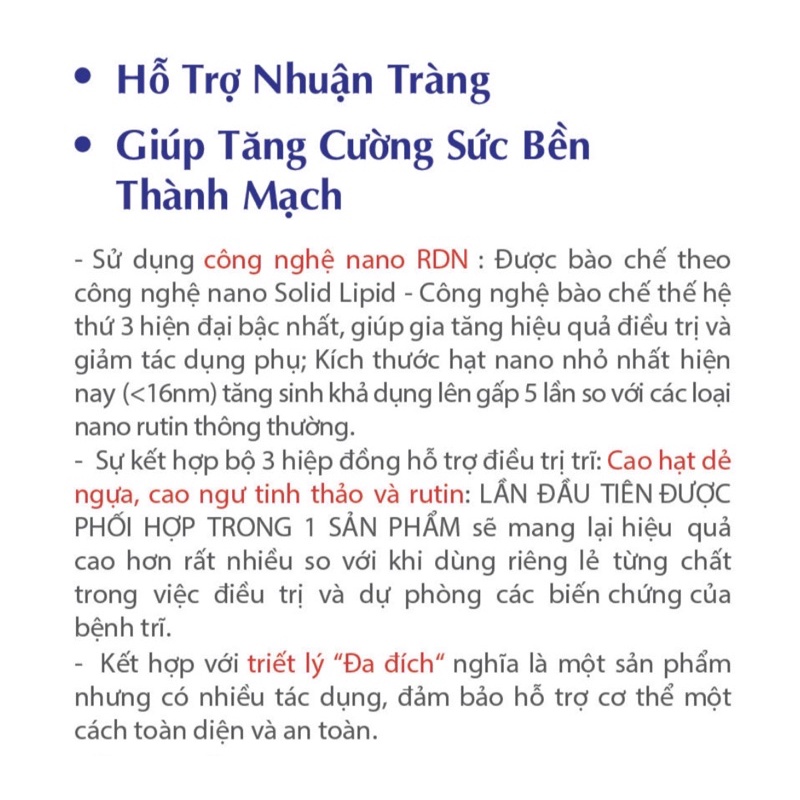 ANTRI GOLD Hộp 30 Viên Hỗ Trợ Nhuận Tràng, Tăng Sức Bền Thành Mạch, Hỗ Trợ Giảm Xuất Huyết Do Trĩ