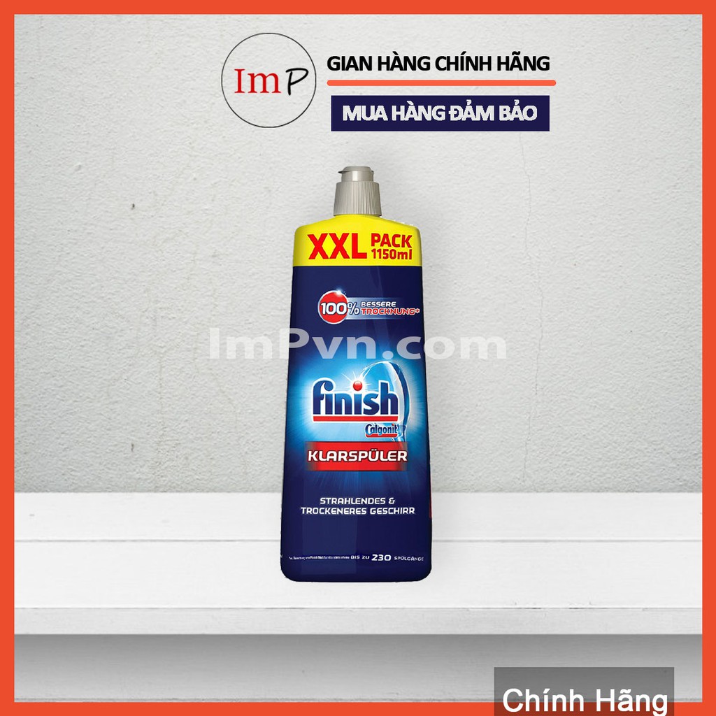 [TRỢ GIÁ THƯƠNG HIỆU] Nước làm bóng chén bát Finish 1150ml (750ml)