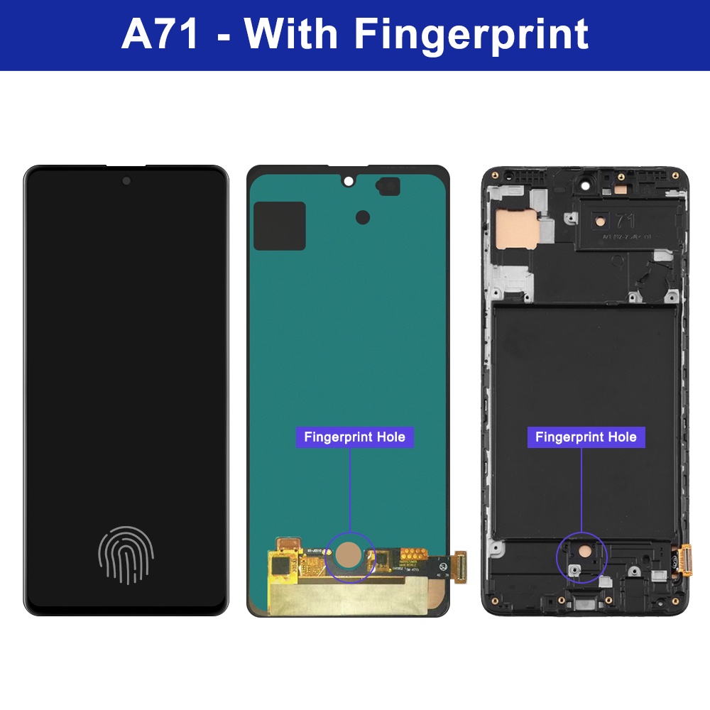 Màn Hình Cảm Ứng LCD Oled Thay Thế Cho Samsung Galaxy A71 A715 A715F A715FD