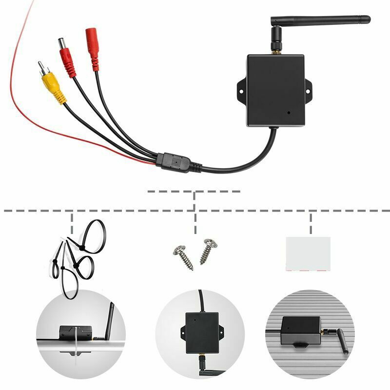 Bộ Truyền Tín Hiệu Wifi Cho Camera Sau Xe Hơi Đen