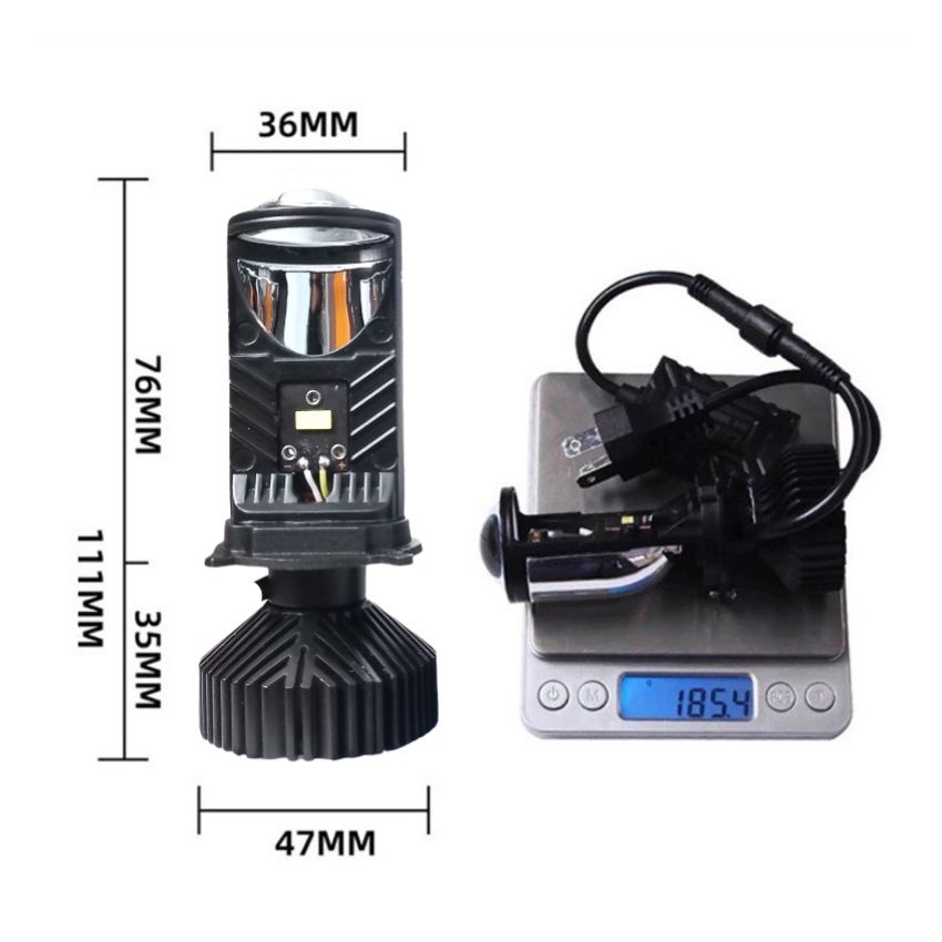 Đèn Pha LED T9 Cắt Sáng Gom Sáng Dùng Cho Ô Tô Và Xe Máy