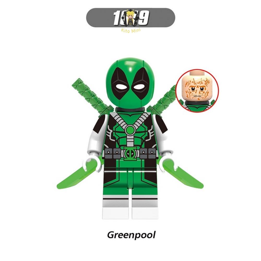 Minifigures Deadpool Marvel Lắp Ráp Mô Hình Nhân Vật Phim Truyện X0302
