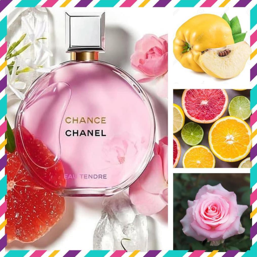 Nước Hoa  💘Chính Hãng💘 Nước hoa chính hãng Chance Chanel Eau Tendre EDP Test 5ml/10ml/20ml 🍓HOT🍓