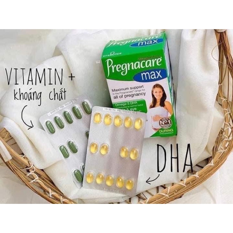 Viên uống bổ sung Vitamin cho bà bầu Pregnacare Max