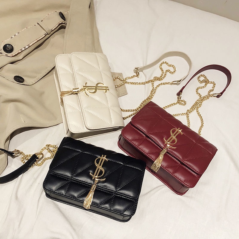 Túi Xách Nữ Đeo Chéo Dây Mắc Xích Thời Trang Mới